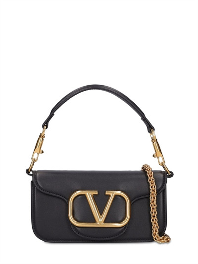 Valentino Garavani - Sm locò leather shoulder bag - Black | Luisaviaroma | Luisaviaroma