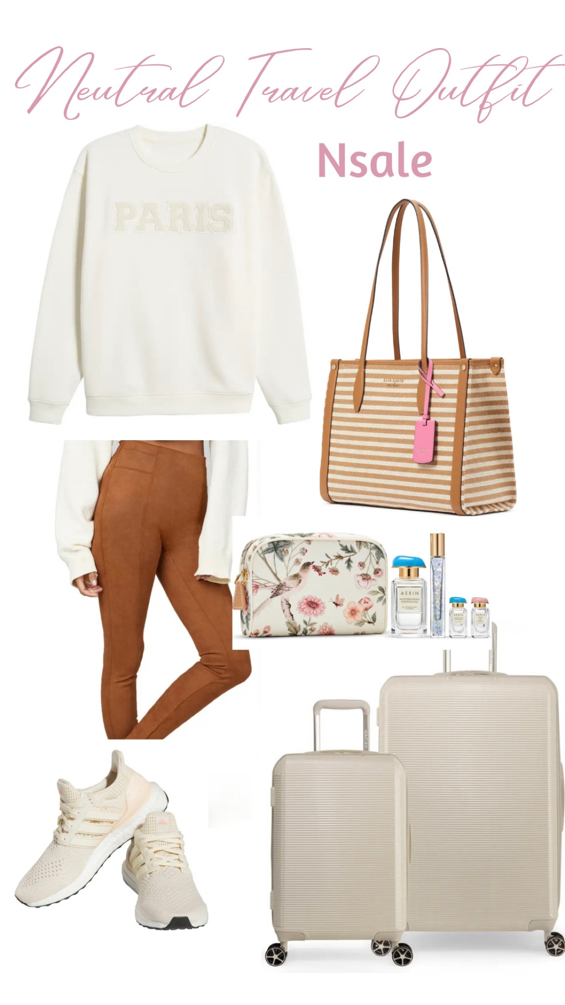 Neutral travel outfit idea from the Nordstrom anniversary sale, Nsale 

#LTKtravel #LTKunder100 #LTKxNSale