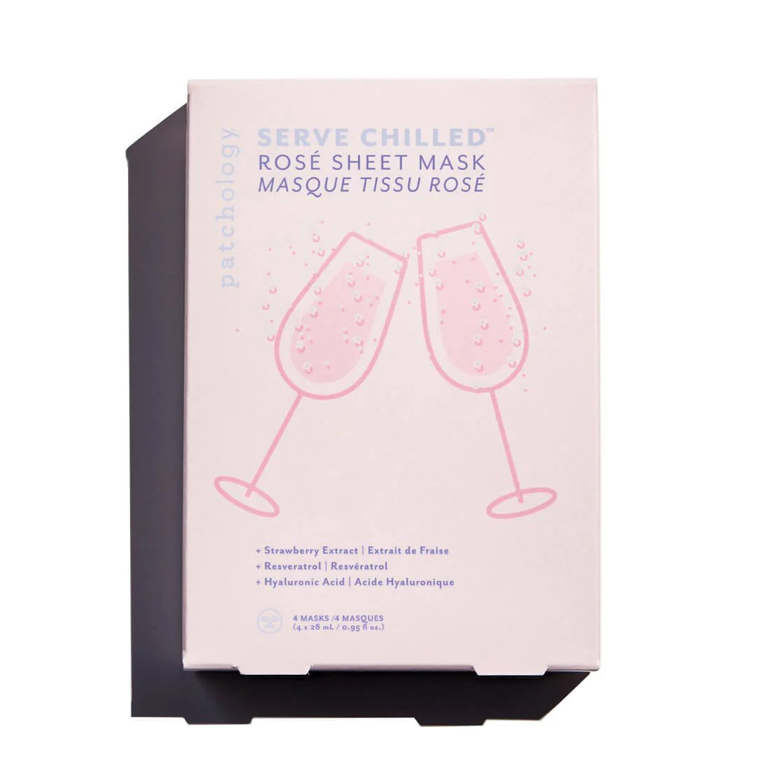 Patchology Serve Chilled™ Rosé Sheet Mask | Facial Sheet Masks | Patchology