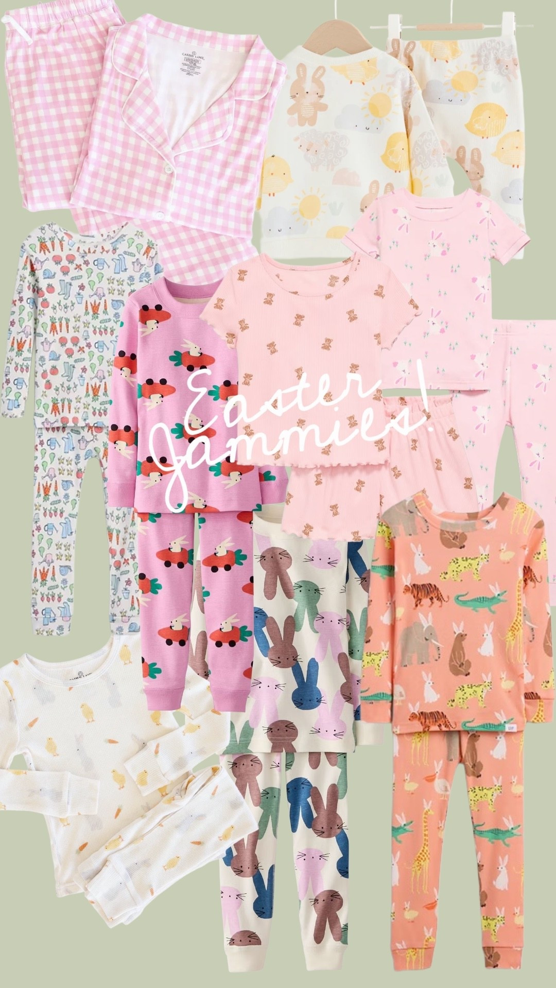 The cutest spring and Easter Jammie’s! I love these non conventional prints 😍 use code: SSNYDER for 20% off Caden Lane! 

#LTKKids #LTKSeasonal #LTKmomlife