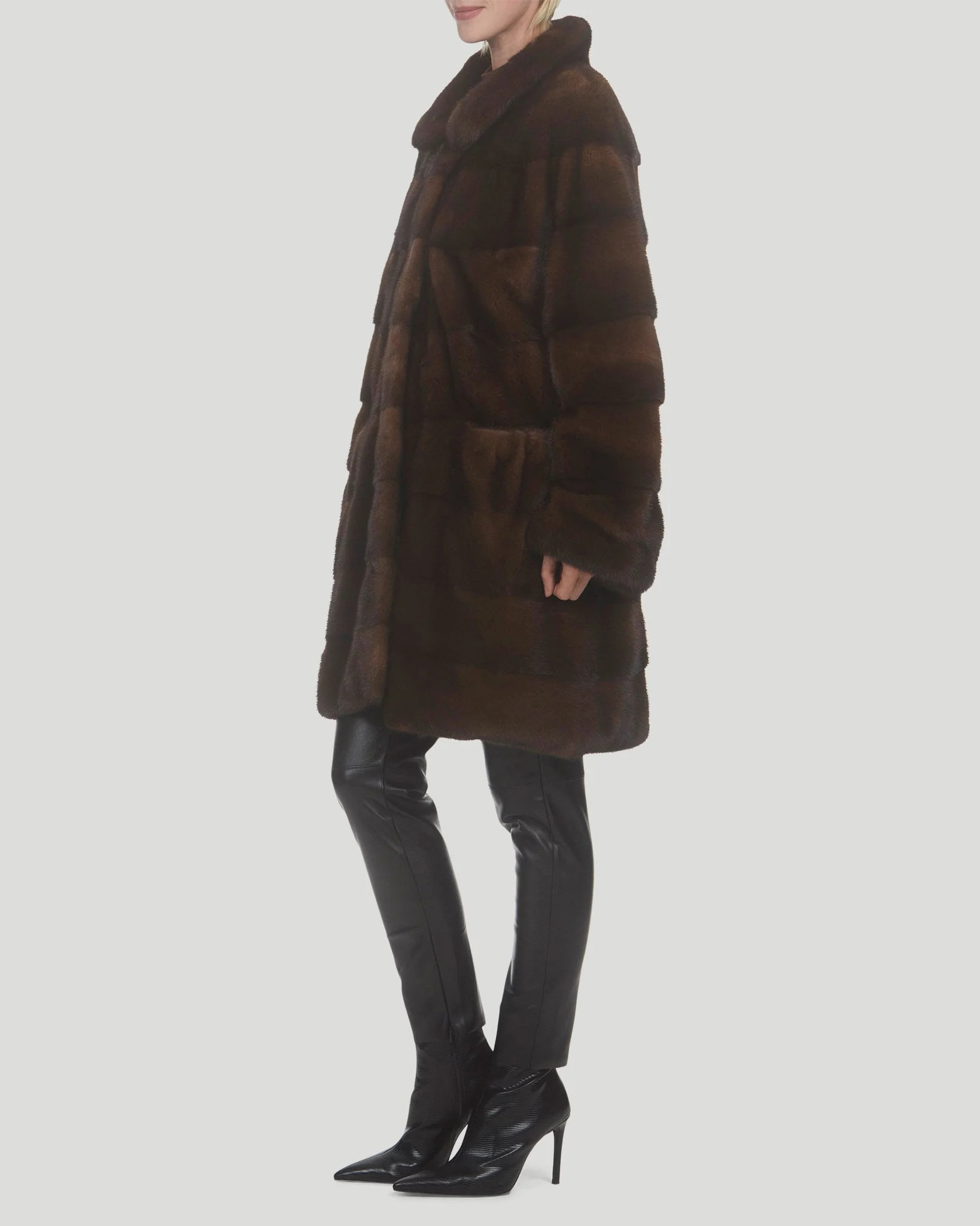 Mink Short Coat | Shop Simon