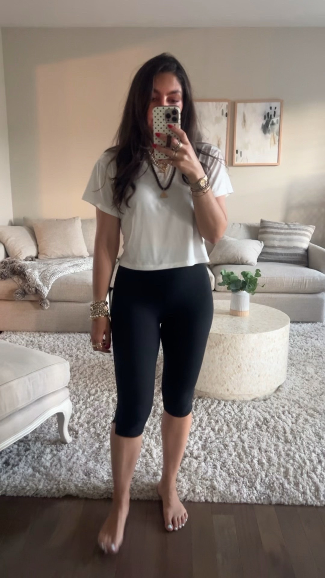 15" cropped leggings! True to size!
