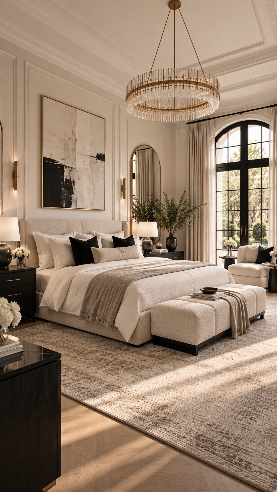 Shop This Room ✨ Create an elegant French-modern bedroom with soft neutrals, black accents and timeless Parisian details. Shop the look on my LTK.

#BedroomIdeas #BedroomDecor #BedroomInspo #BedroomDesign #LuxuryBedroom #DreamBedroom #FrenchModern #FrenchInterior #ParisianStyle #ParisianInterior #EuropeanInteriors #QuietLuxury #LuxuryInteriors #ElegantInteriors #NeutralBedroom #NeutralInteriors #ModernLuxury #BlackAndWhiteDecor #InteriorDesign #InteriorInspo #HomeDecor #HomeInspo #DreamHome #LuxuryHome #HomeStyling #DecorIdeas #LTKHome #LTKFinds #ShopLTK #LTKStyleTip
