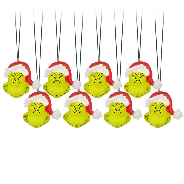 Holiday Time Christmas Grinch Santa Face Light String - Walmart.com | Walmart (US)