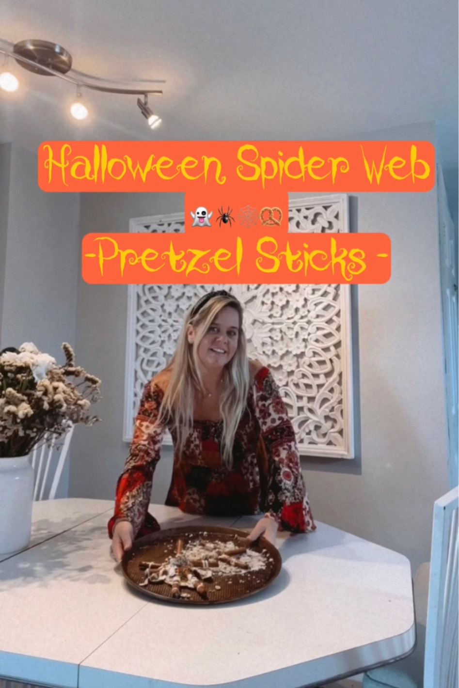 Halloween spider 🕷️ 🕸️ 🥨 pretzel sticks. 

#LTKHalloween