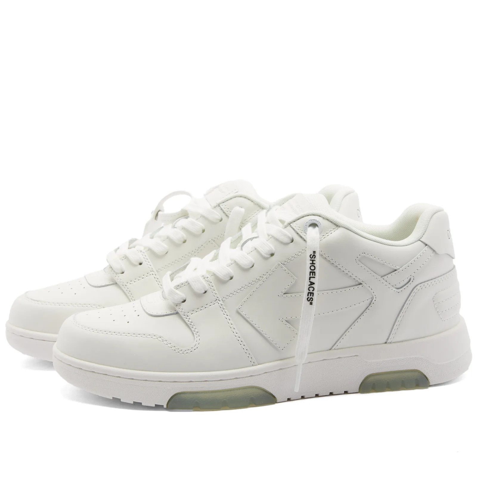 Off-White Out Of Office Low Leather Sneaker White | END. (UK) | End Clothing (UK & IE)