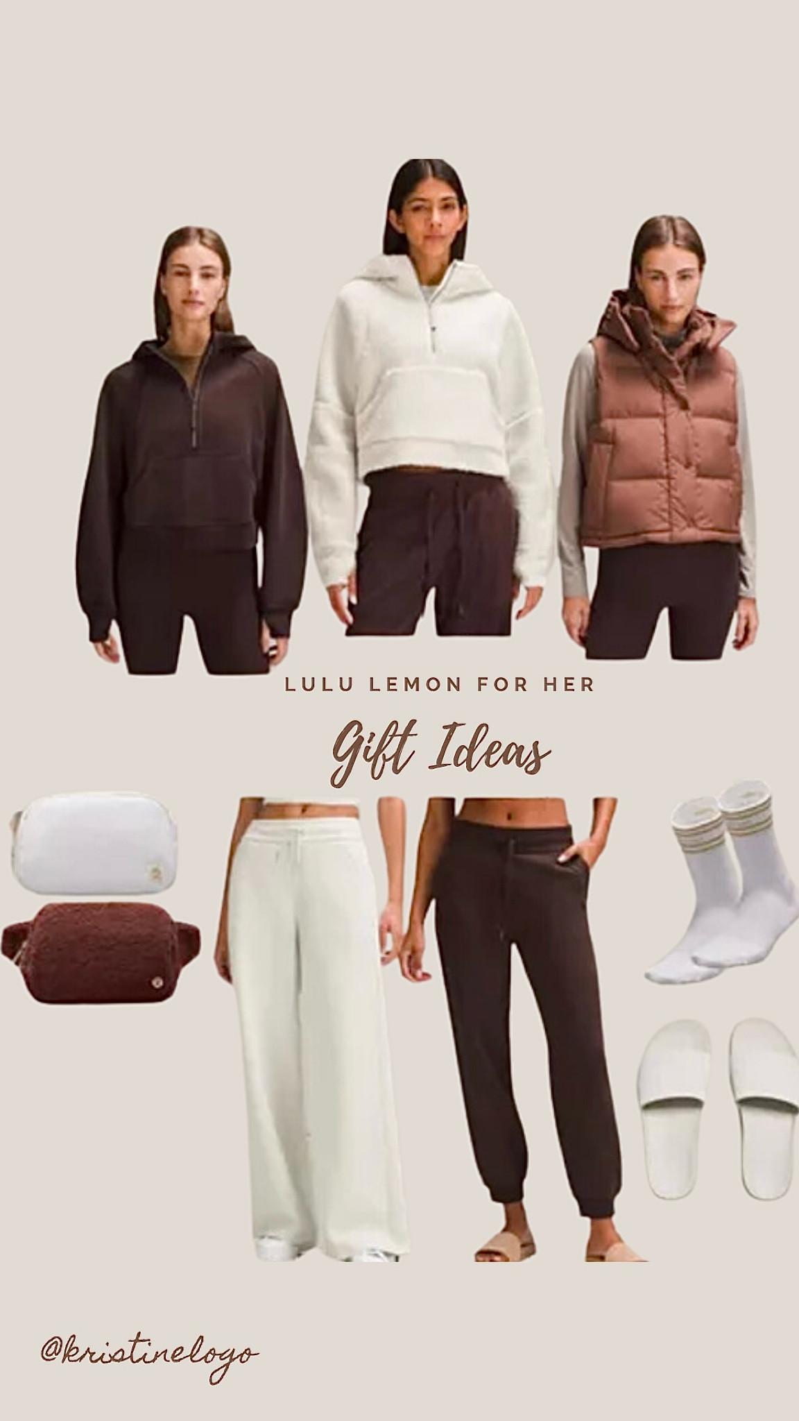 Gift ideas: lulu lemon for her 🤎 

#LTKHoliday #LTKSeasonal #LTKGiftGuide