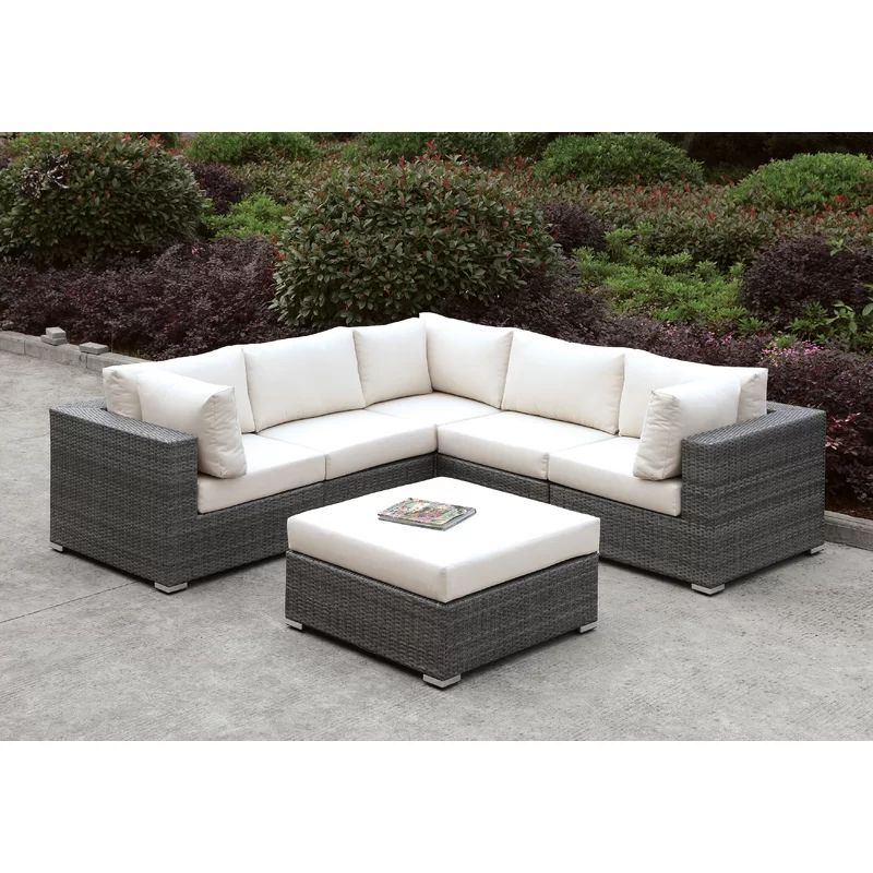 Peters 162.5" Wide L-Shaped Sectional Collection with Cushions | Wayfair North America