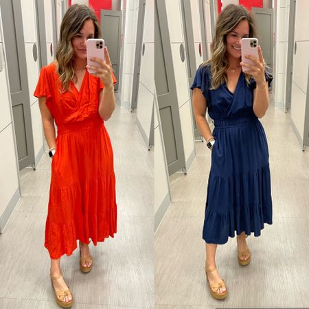 Comment “LINK” to get links Sent directly to your messages. These #target maxi dresses are so flattering. They cinch the waist and have a slight sleeve. Clearly this is a size too big. But I think you get an idea of fit. I needed to size down to a xs 💕
.
#targetstyle #targetfashion #maxidress #summerdress #beachdress #summerstyle #summerfashion 

#LTKFind #LTKshoecrush #LTKsalealert