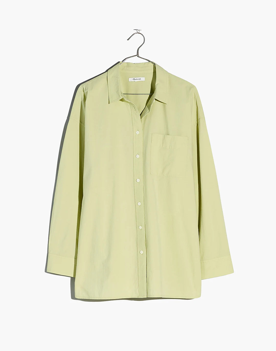 The Signature Poplin Oversized Shirt | Madewell