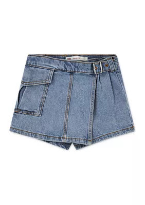 Levi's Girls 4-6x High Rise Cargo Skort | Belk