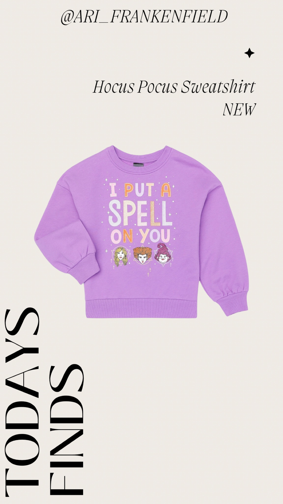 Just ordered this adorable Hocus Pocus sweatshirt for the girls 

#LTKKids #LTKStyleTip #LTKSeasonal