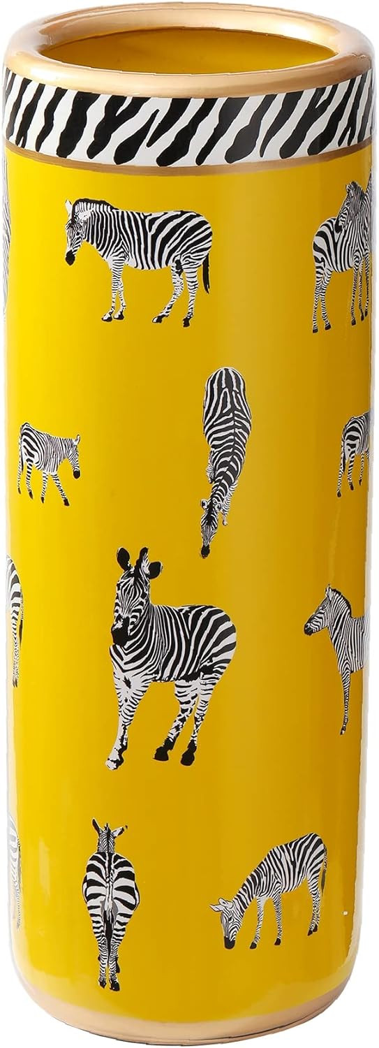 Umbrella Racks Porcelain Ceramic Umbrella Zebra Print Stand Umbrella Holder Modern Style Floor Va... | Amazon (US)