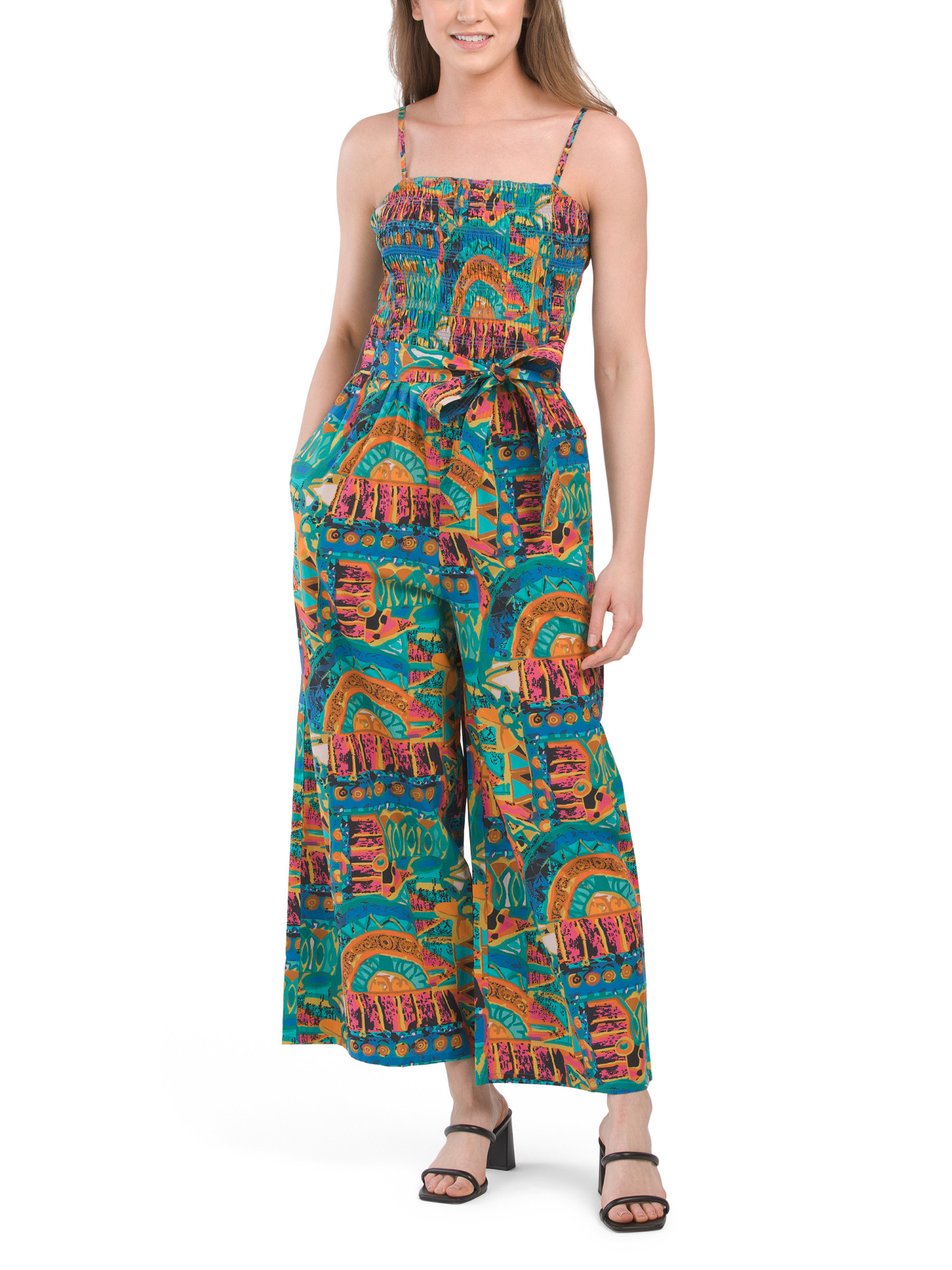 Sefina Bow Belt Jumpsuit | Marshalls