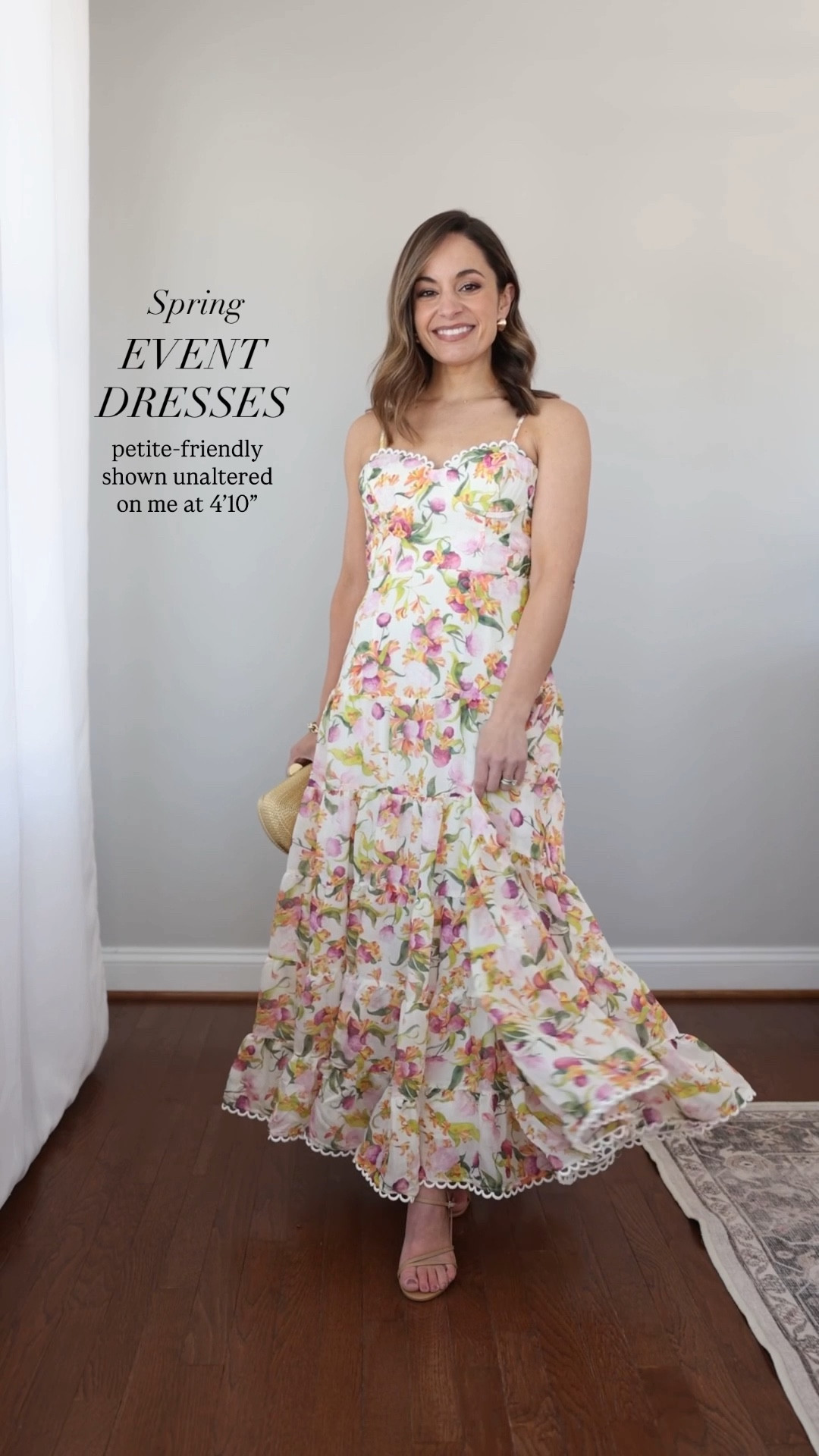Spring event dresses for petites! 

ASTR dress - xs 45” chest to hem, adjustable straps 
WAYF dress - xs 50” shoulder to hem, stretch ruched dress that can be gathered at your waist to shorten the dress 
Nordstrom - xxs 44” shoulder to hem 

#LTKPetite #LTKWedding