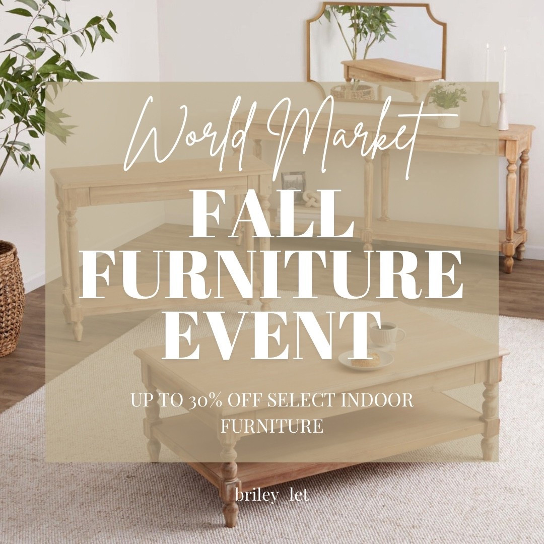 World Market has so many staple furniture pieces on sale until 9/1! ✨ You definitely don’t want to miss this sale!! 

#LTKSaleAlert #LTKHome #LTKSeasonal