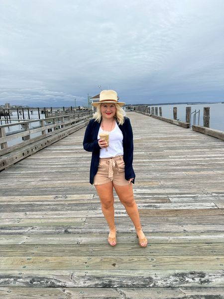 Thursday OOTD i love a blazer with the paperbag shorts. The perfect summer work outfit. 

#LTKMidsize #LTKWorkwear #LTKStyleTip