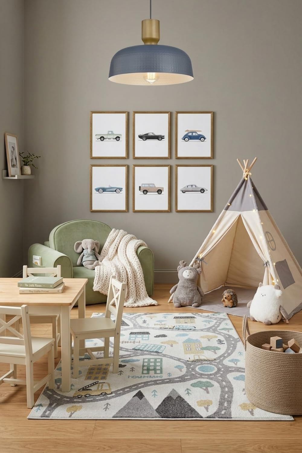 BOYS PLAYROOM! I can't get enough of these vintage cars! These classic art prints are perfect for adding a touch of nostalgia to any room. They're also a great conversation starter.  

 #LTKHome #LTKBaby #LTKKids