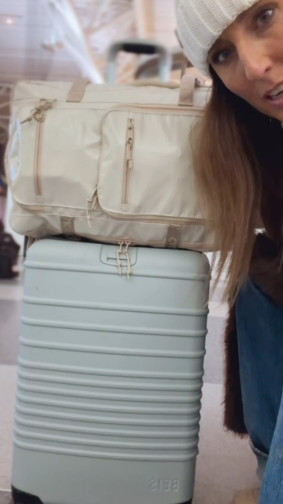 If I can go to NYC with only a carry on and a backpack, anyone can. I took 3 or 4 coats, camera gear, bought purses- it can be done if you have the right bags!

#LTKstorytime #LTKTravel #LTKOver40