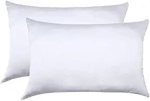 100% Mulberry Silk Pillowcases Set of 2 for Hair and Skin and Super Soft and Breathable Standard ... | Amazon (US)