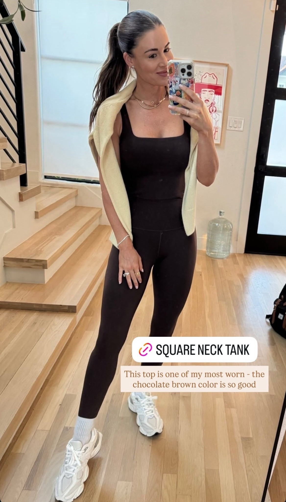 This top is one of my most worn - the chocolate brown color is so good!

#LTKActive #LTKFindsUnder50 #LTKFindsUnder100