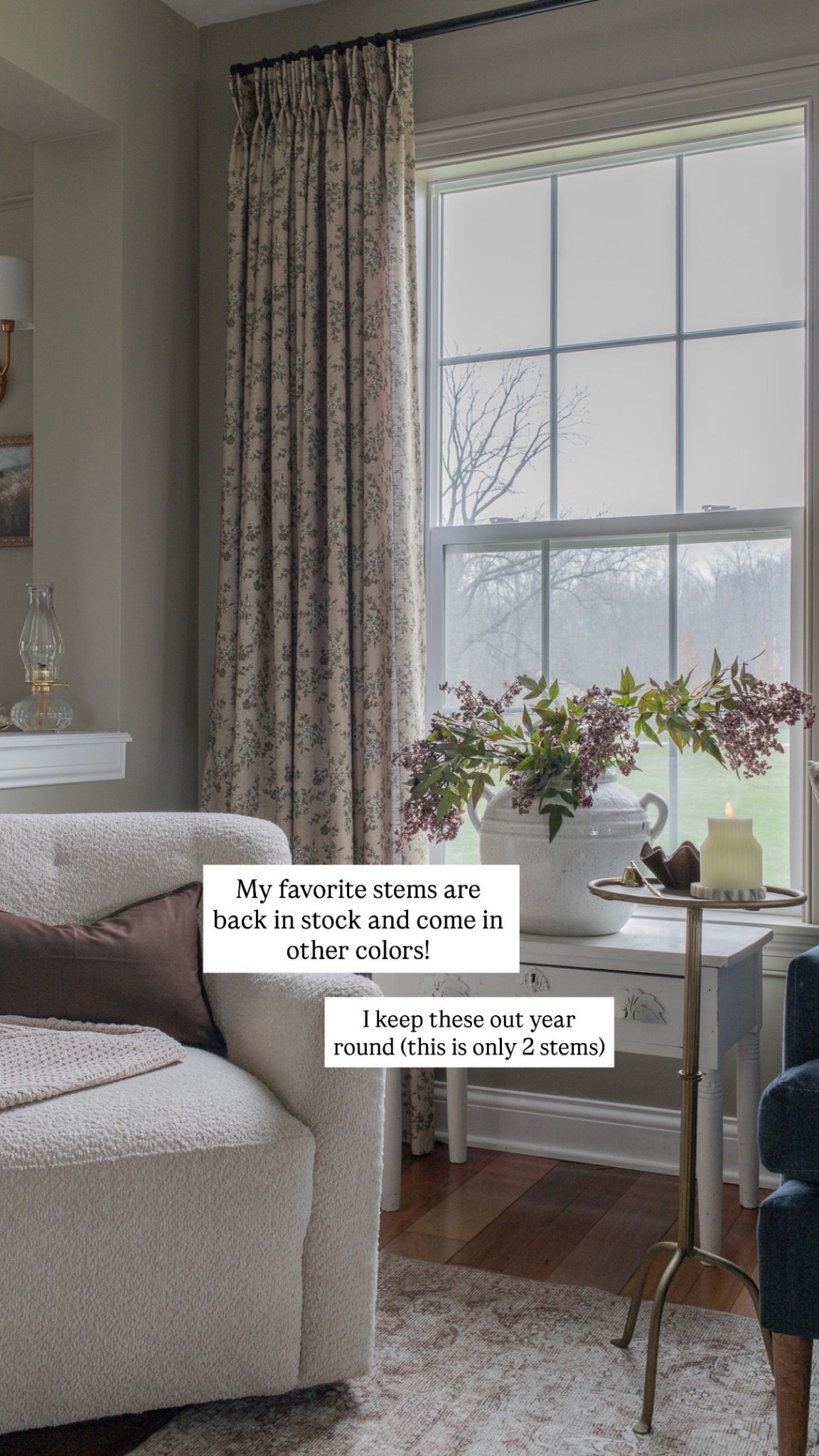 Hands down my favorite faux stems and the ones I get asked about constantly. They are back in stock and come in other colors. I only have 2 stems in this vase. I keep them out year round.  

Faux berry stems, faux spring stems, spring decor 

#LTKSaleAlert #LTKSeasonal #LTKHome