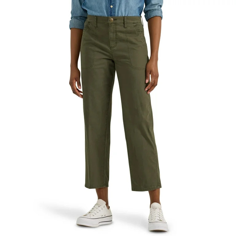 Lee® Women's Heritage Slim Straight Carpenter Crop Pant | Walmart (US)
