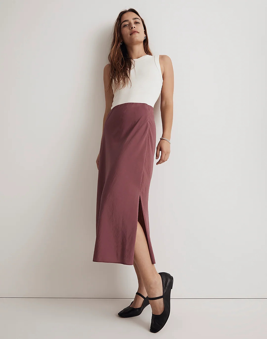 Layton Midi Slip Skirt | Madewell