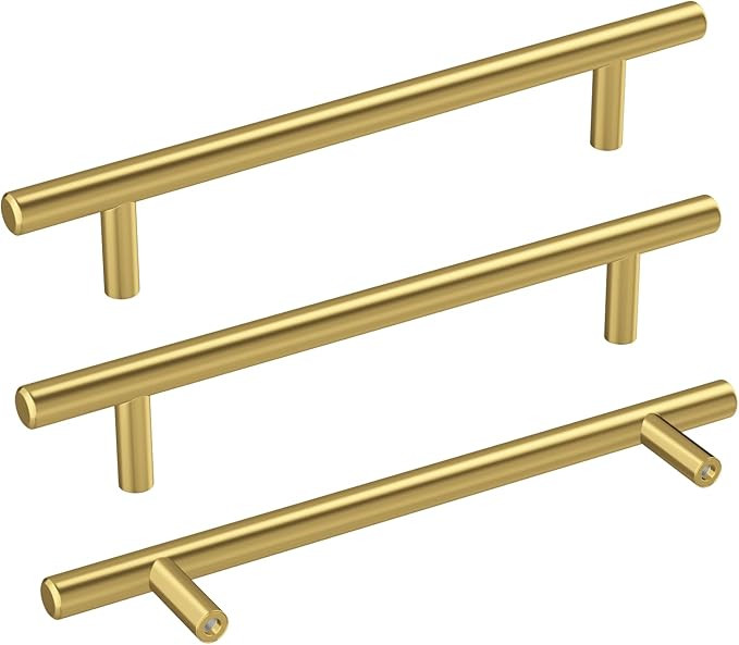 Haidms 20 Pack Gold Cabinet Pulls 5 Inch Handles Stainless Steel Cabinet Hardware for Kitchen and... | Amazon (US)