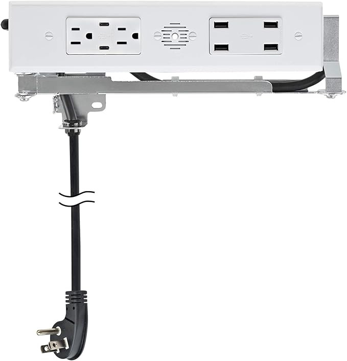 Docking Drawer Blade Duo In-Drawer Outlet. (2) 15 amp AC outlets with (2) USB-C (PD) and (4) USB-... | Amazon (US)