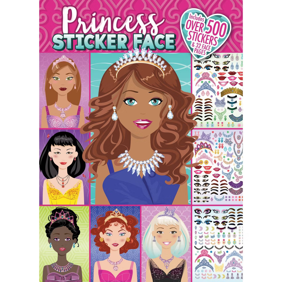 Pretty Princess Sticker Create A Face | Target