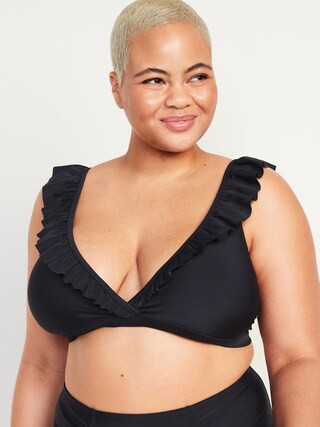 Ruffled Bikini Swim Top for Women | Old Navy (US)
