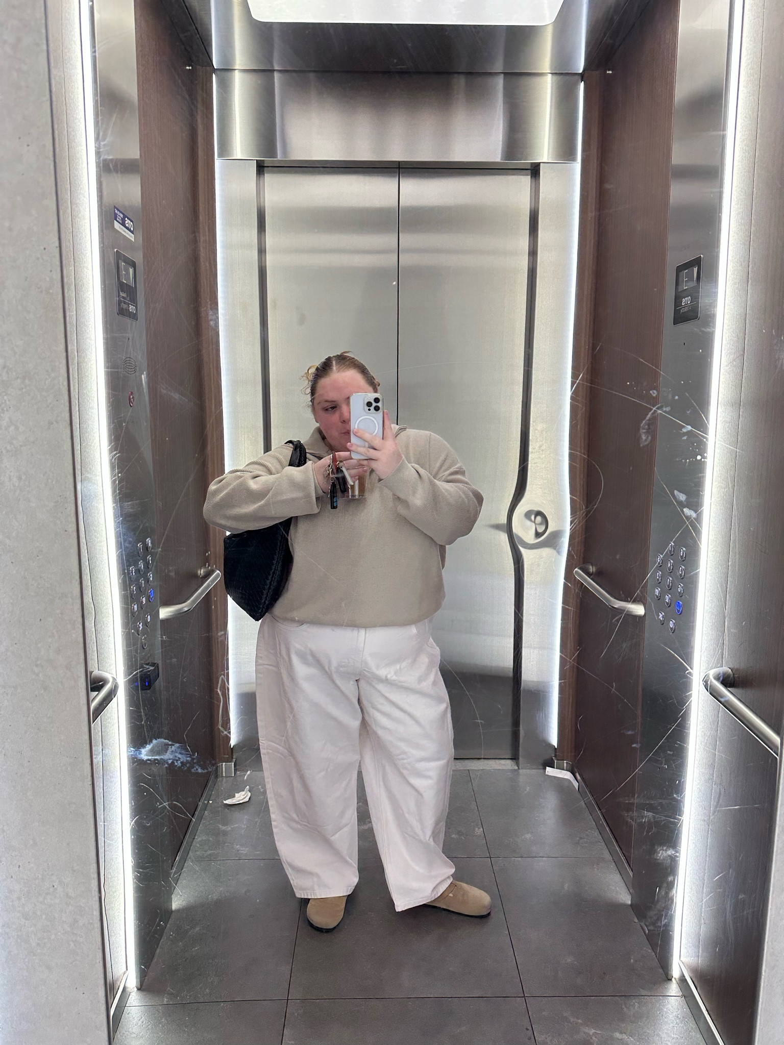 Sweater: FAYT Fletcher Zip in Stone
Shoes: Kmart 