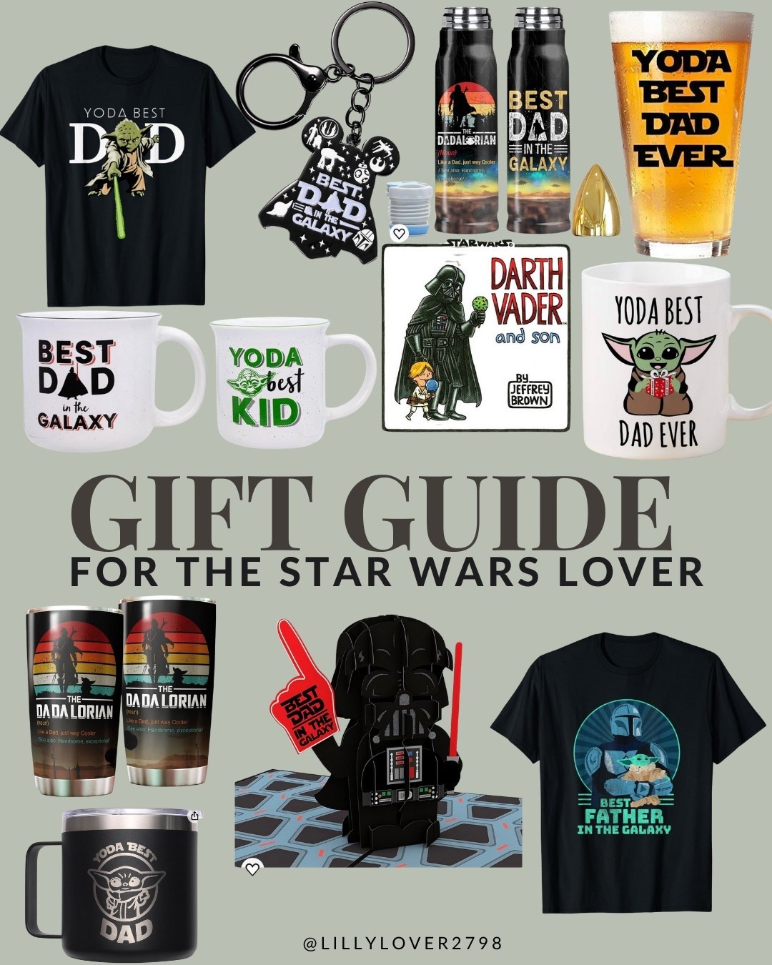 Gift Guide for the Star Wars Lover 🌌✨
If the Force is strong with him, this gift guide is a win 👏 From fun mugs and tees to tumblers, books, and everyday accessories, these are perfect for Star Wars–loving dads, husbands, and fans of all ages.

Great for birthdays, Father’s Day, holidays, or just because — especially for the guy who already has everything (except more Star Wars merch 😉).

Star Wars gifts, Star Wars gift guide, gifts for Star Wars fans, Star Wars dad gifts, gifts for him, Father’s Day gifts, geek gifts, fandom gifts, Star Wars mugs, Star Wars shirts


#starwars
#starwarsgifts
#starwarsfan
#giftguide
#giftsforhim
#dadgifts
#fathersdaygifts
#geekgifts
#popculturegifts
#ltkfinds
#ltkgiftguide
#ltkholiday

#LTKSaleAlert #LTKFindsUnder50 #LTKMens