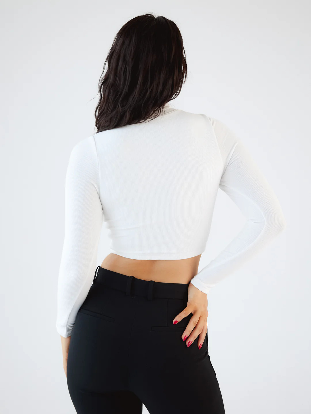 Turtleneck Long Sleeve Brami (Crop) | Klassy