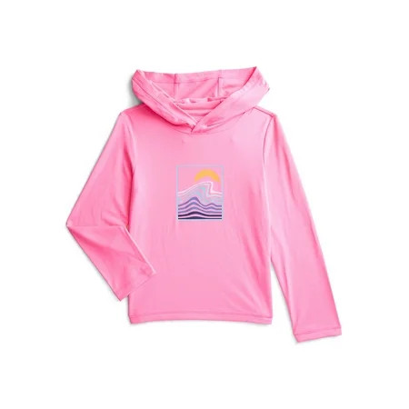 Wonder Nation Boys Hooded Rash Guard with Long Sleeves, Sizes 4-18 & Husky | Walmart (US)