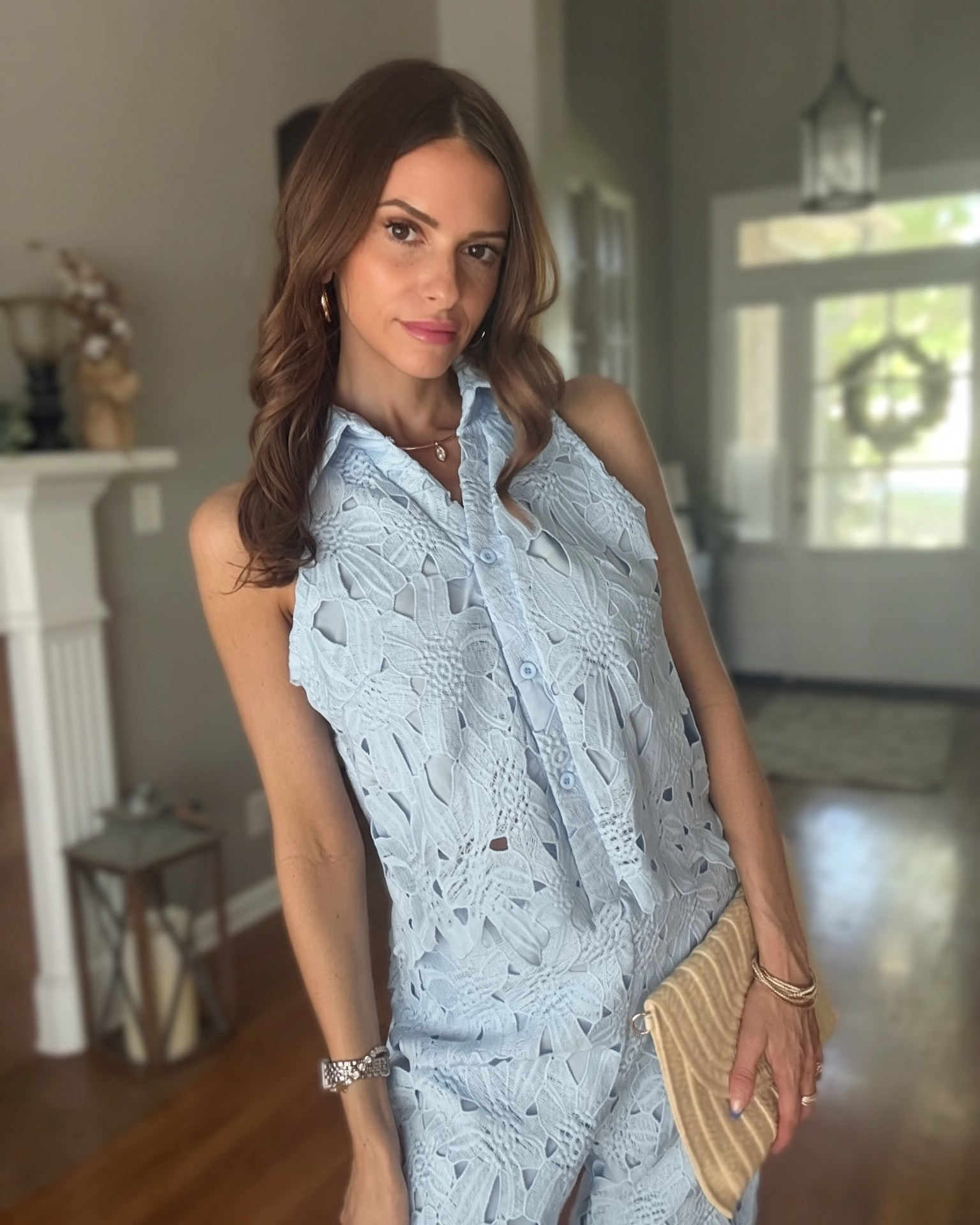 Beautiful blue eyelet set for summer from chicwish. I’m wear a size small

#LTKootd #LTKSeasonal #LTKdayinmylife