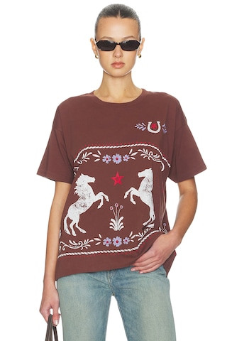 Floral Horse Patter Merch Tee
                    
                    DAYDREAMER
               ... | Revolve Clothing (Global)