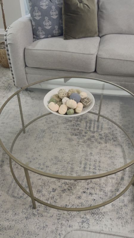 Affordable round coffee table that goes with any home decor.  Living room decor 

#LTKstyletip #LTKSeasonal #LTKhome