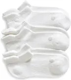 Zella Assorted 3-Pack Tab Ankle Socks in Black at Nordstrom, Size 9-12 | Nordstrom