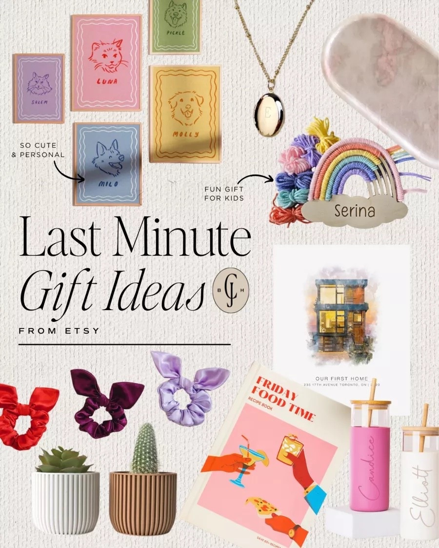 Last minute gift ideas from Etsy — thoughtful, personal ideas!

#LTKHoliday #LTKFindsUnder50 #LTKGiftGuide
