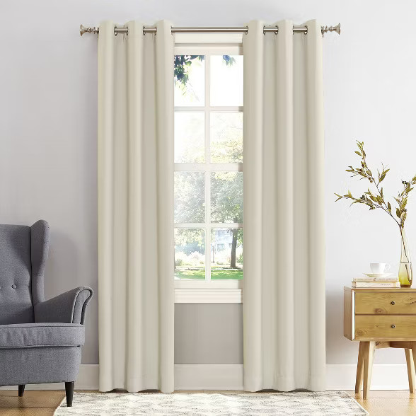 Kenneth Energy Saving Blackout Grommet Curtain Panel - Sun Zero | Target