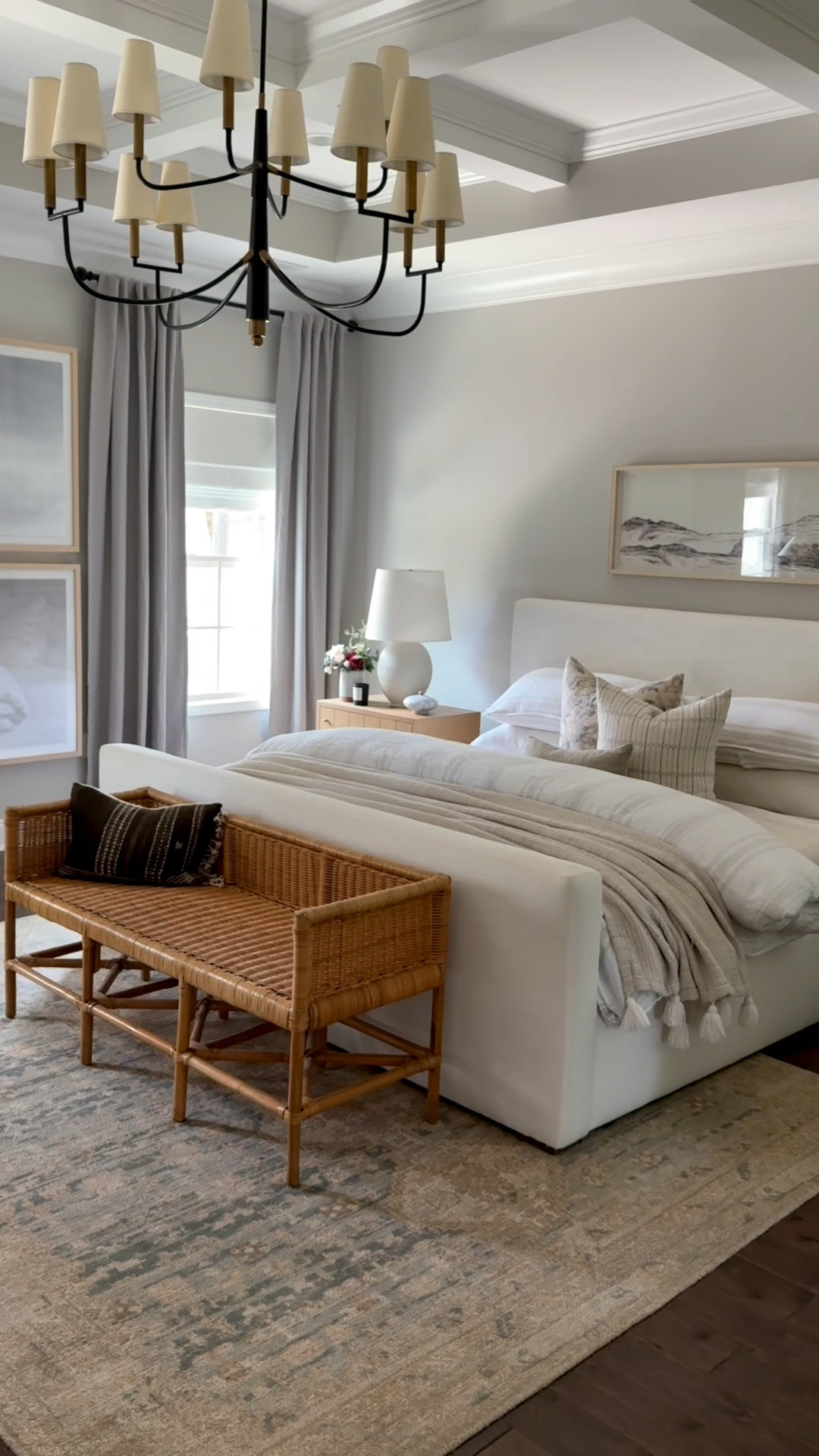 McGee and Co primary bedroom inspo.

White upholstered bed

#neutralhome #homedecor #home #design #homedesign