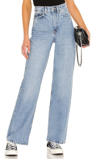 Dr. Denim Echo Wide Leg in Denim-Medium. | Revolve Clothing (Global)