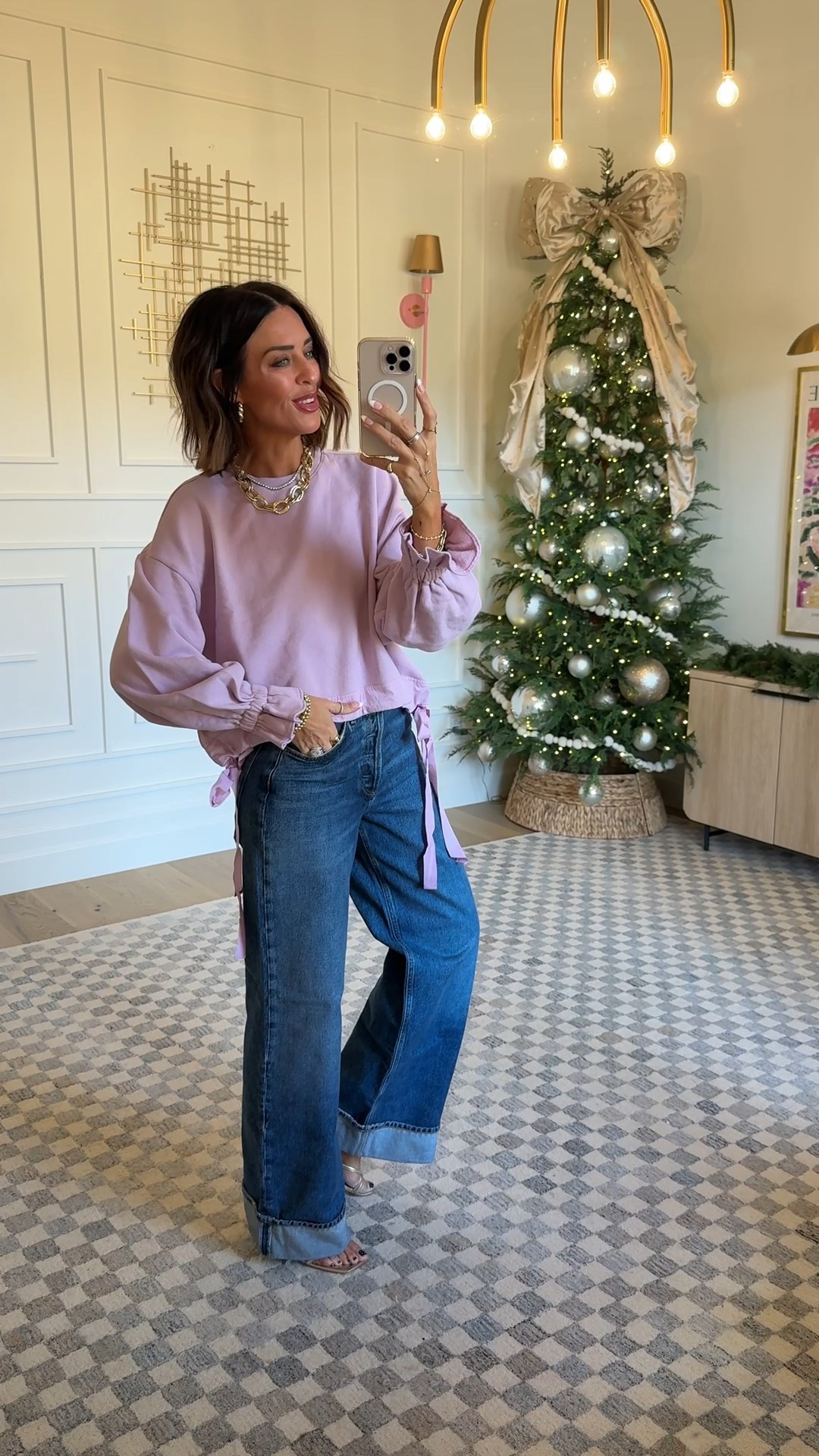 Code: MOLLYANN30
Cardigan - OS
Mockneck sweater - size S
Pajama top - size S
Pajama pants - size M
Purple sweatshirt - size S
Pants - size S

#LTKFindsUnder100 #LTKOver40 #LTKSeasonal