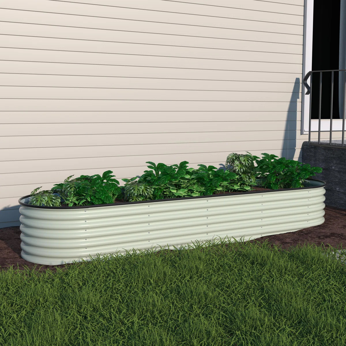 Heise 9 In 1 Modular Galvanized Steel Raised Garden Bed | Wayfair North America