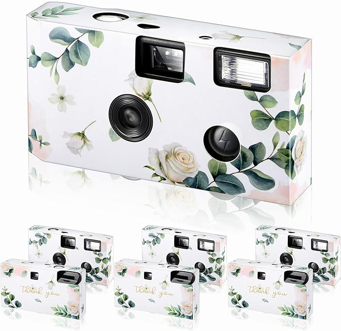 Treela 4 Pack Disposable Camera for Wedding 35mm Film Single Use Camera with Flash Disposable Cam... | Amazon (US)