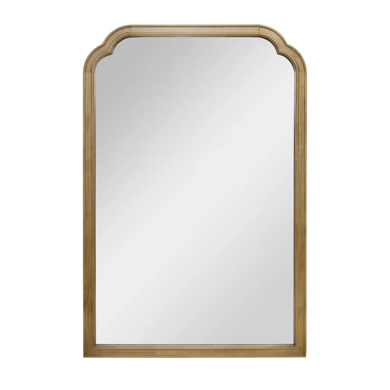 Ancalin Rectangle Wood Wall Mirror | Wayfair North America