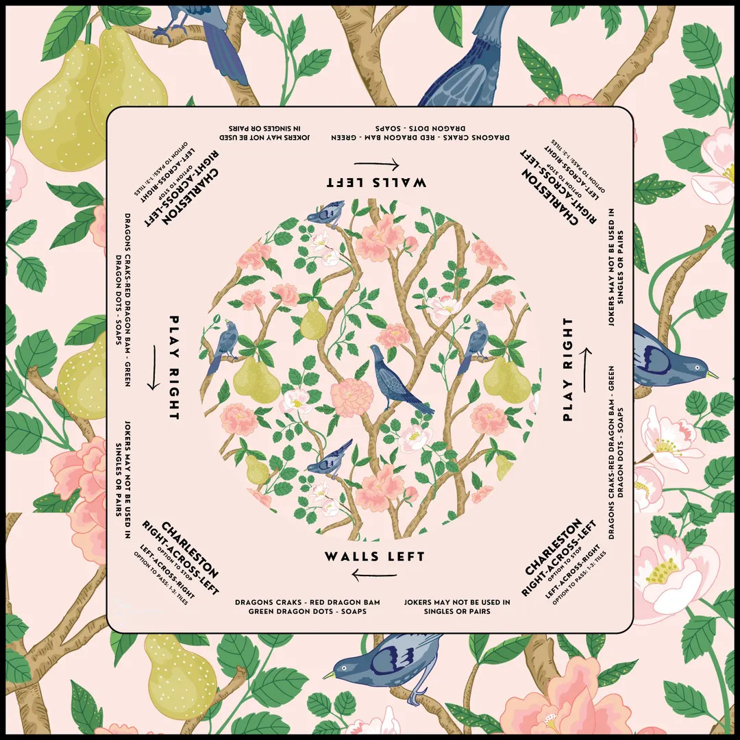 Mahjong Mats Smooth Surface, Non-slip Rubber Backing, Noise-reducing, Wrinkle-free, Instructional... | Etsy (US)