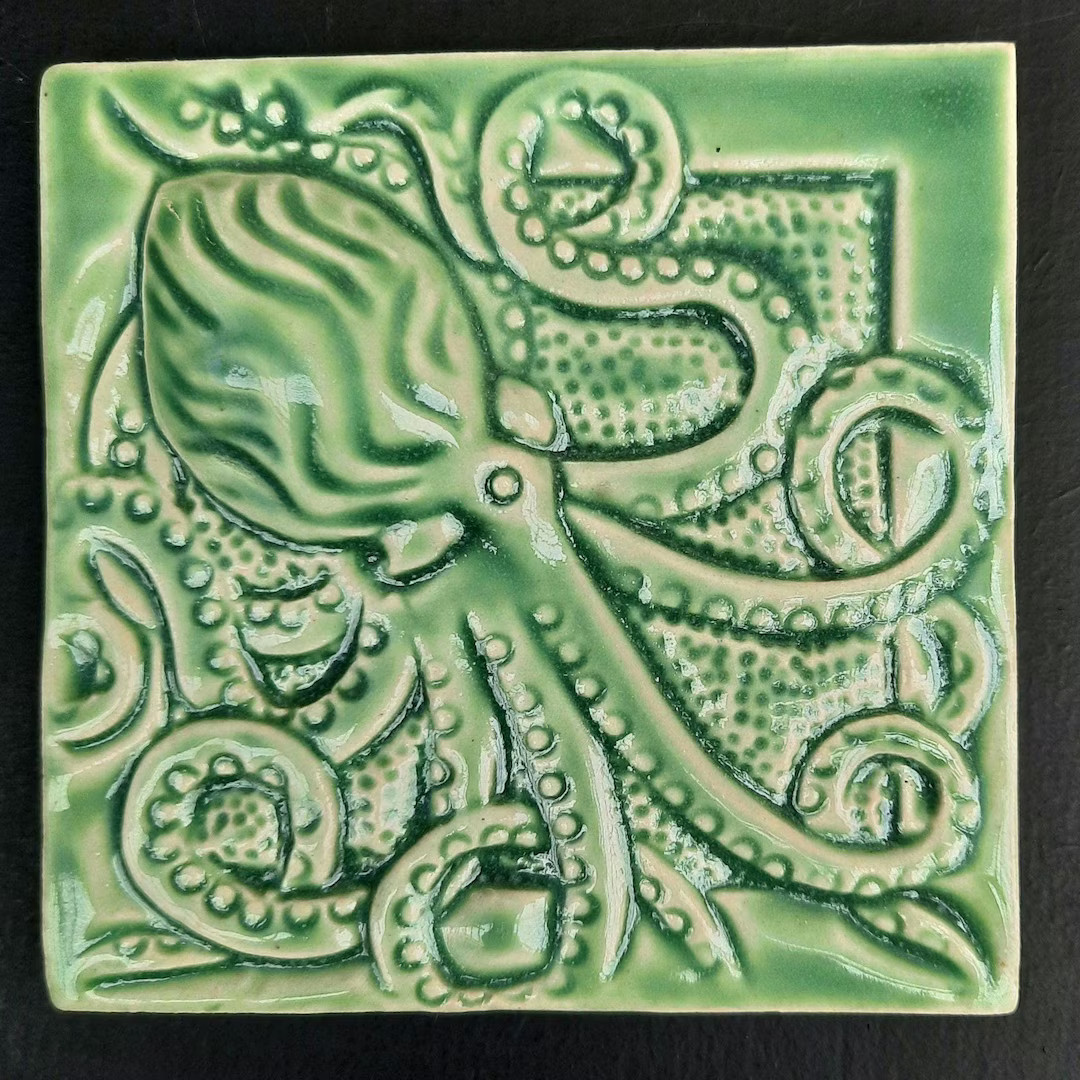Octopus Tile, Ocean Backsplash, 44 - Etsy | Etsy (US)